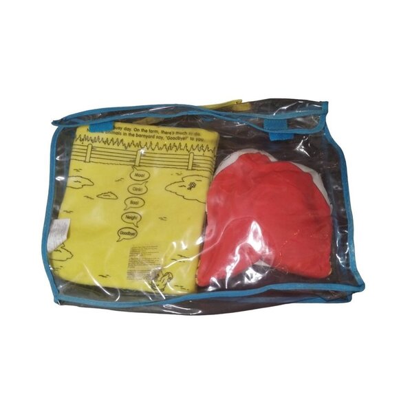 2005 Fisher Price Little People Set Story Book and Farm Animals with Barn Carryi - Picture 3 of 14